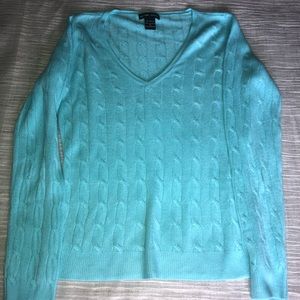 New York & Co. Light Blue V-neck sweater A14